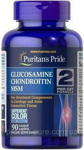 Glucosamine Chondroitin MSM Puritan's Pride 90 шт 1055169701 фото