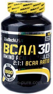 BCAA 3D BioTech USA 90 капс. БЦА 788324971 фото