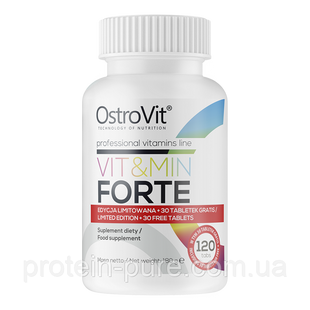 Витамины Ostrovit vit & min Forte 120 таб 517740546 фото