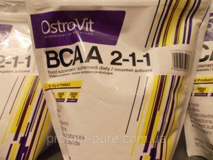 BCAA Аминокислоты OstroVit Extra Pure 500 г. (Польша) 517741362 фото