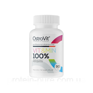 Витамины Ostrovit vit & min 90таб 1439440209 фото