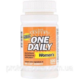 Витамины и минералы Для Женщин 21st Century One Daily Women's 100 таб (США) 1237201823 фото