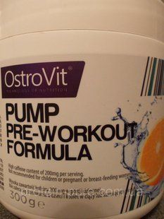 Предтреник Ostrovit pump pre-workout formula 300 г 517742290 фото