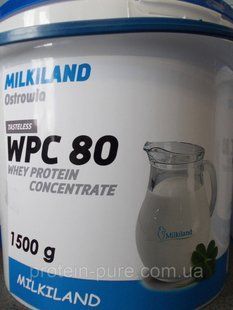 Протеин Ostrowia WPC 80 ведерко 1.5 кг (Milkiland; Польша) 657232306 фото