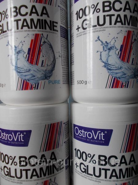 BCAA + Glutamine Аминокислоты OstroVit 500 г. (Польша) 563092241 фото