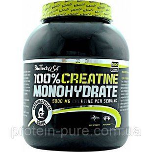 Креатин 100% Creatine Monohydrate BioTech 1 кг 1054889485 фото