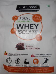 Изолят протеин Nutrimed 100% Whey Protein Isolate 908 г 670614054 фото