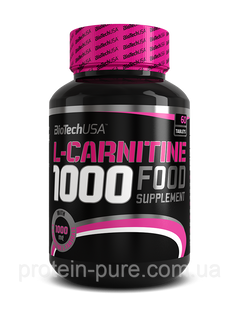 Л Карнитин BioTech (USA) L-carnitine 1000mg 60 таб 1054899699 фото