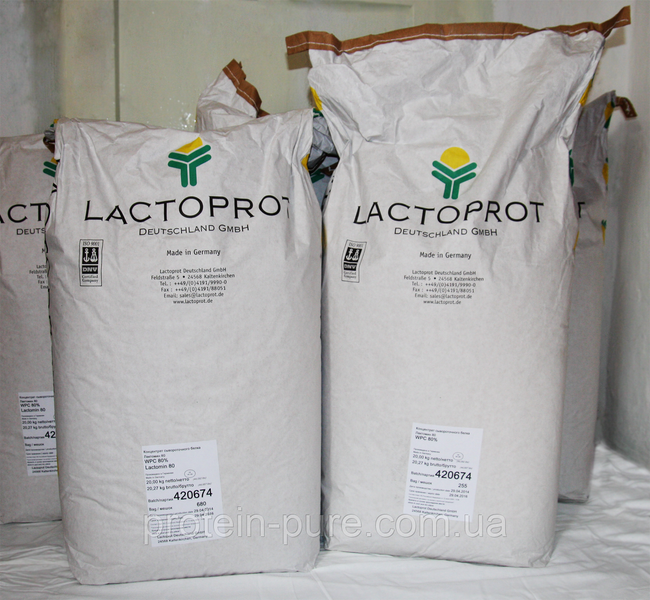 Протеин сывороточный Lactoprot WPC 80 ("Deutschland GMBH"; Германия) 1 кг 678801590 фото