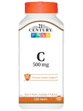 Вітамін C 21st Century 500 мг 250 таб (США) 1308836370 фото