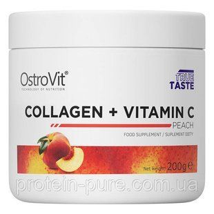 Коллаген Collagen + Vitamin C 200 г OstroVit 1394906232 фото