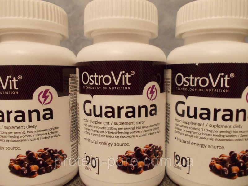 Предтреник и жиросжигатель Ostrovit Guarana (гуарана) - 90 tabs 625891114 фото