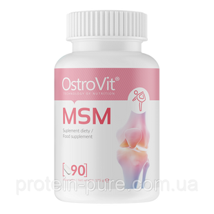MSM Ostrovit 1000 мг 90 таб (для суставов и связок) Метилсульфанилметан 1066509966 фото